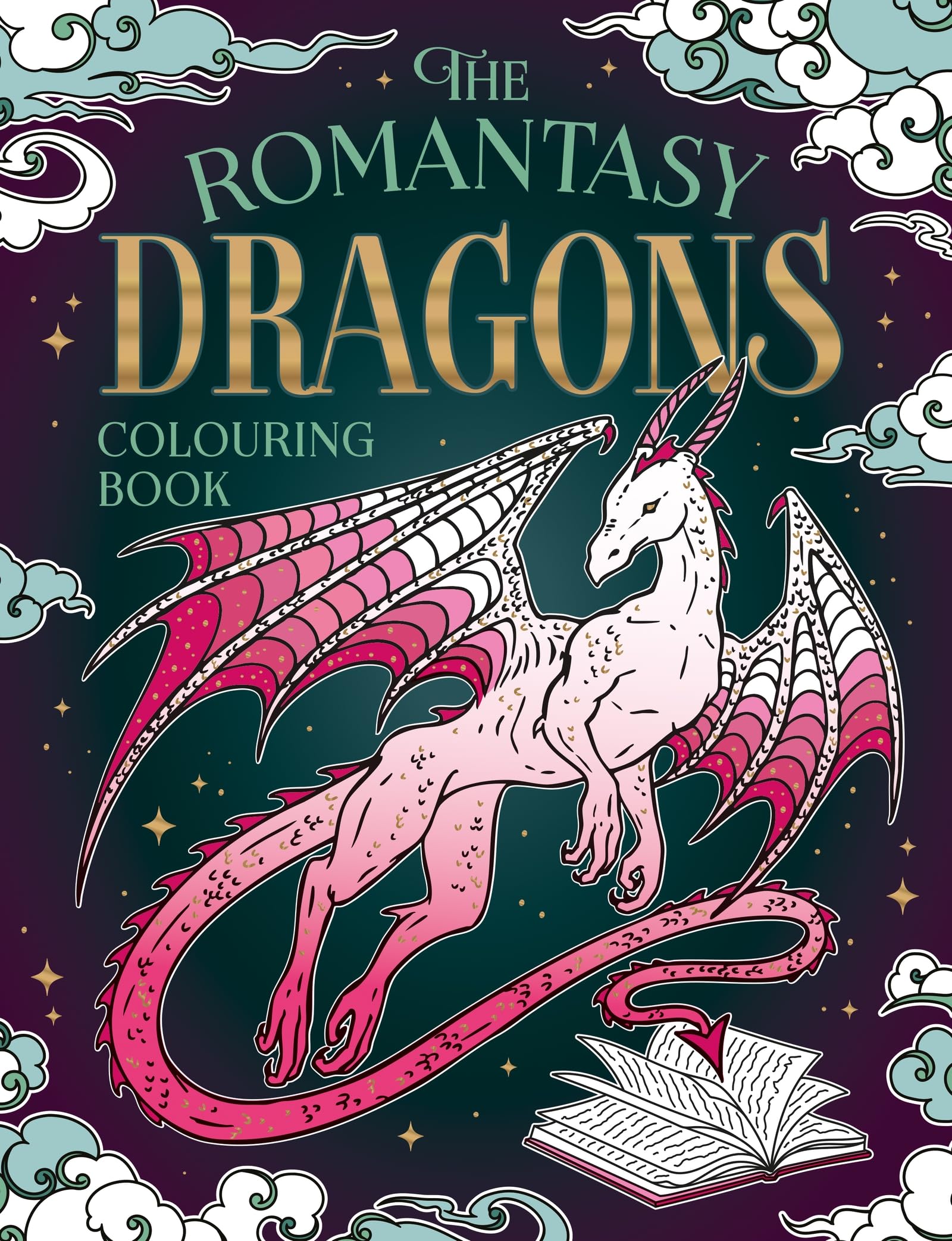 The Romantasy Dragons Colouring Book: A Fantastical Journey of Colour and Creativity