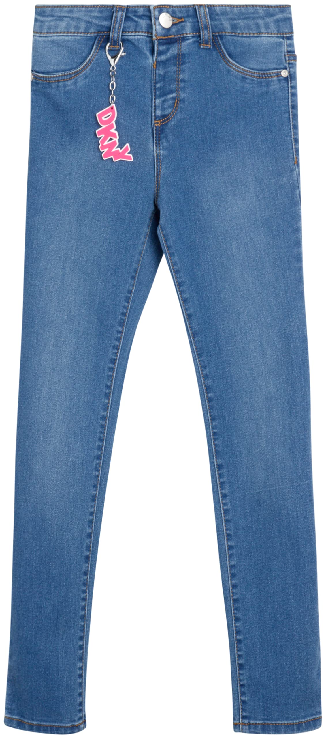 DKNYGirls' Jeggings - High Waisted Super Stretch Denim Jeans