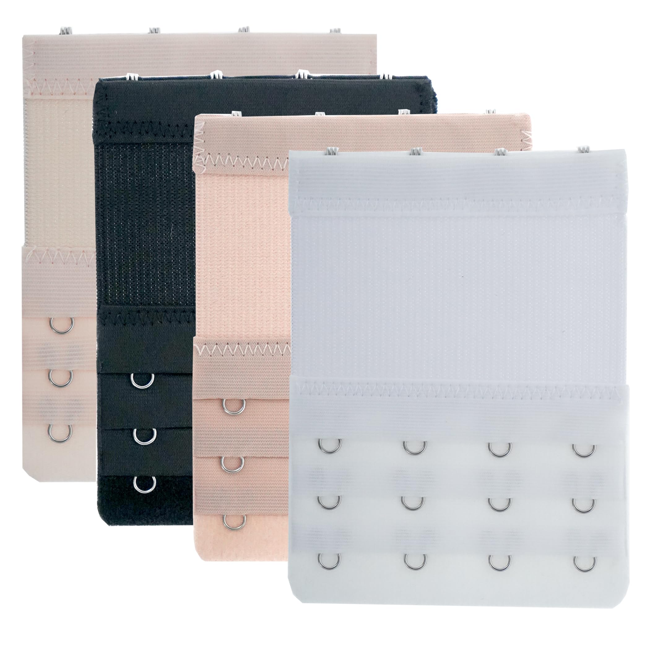 Women's Bra Extenders 4 Hook / 3 Hook / 5 Hook / 2 Hook Soft Comfortable Stretchy Bra Extension Strap