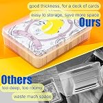 JINUPHION 4 Pcs Playing Card Case, for Go Fish/Old Maid/Oracle Card/Other Larger Than Standard Size Cards, Plastic Clear Card Deck Box Storage, 4 1/2" × 3 1/4" × 1 1/8" (NO Cards)