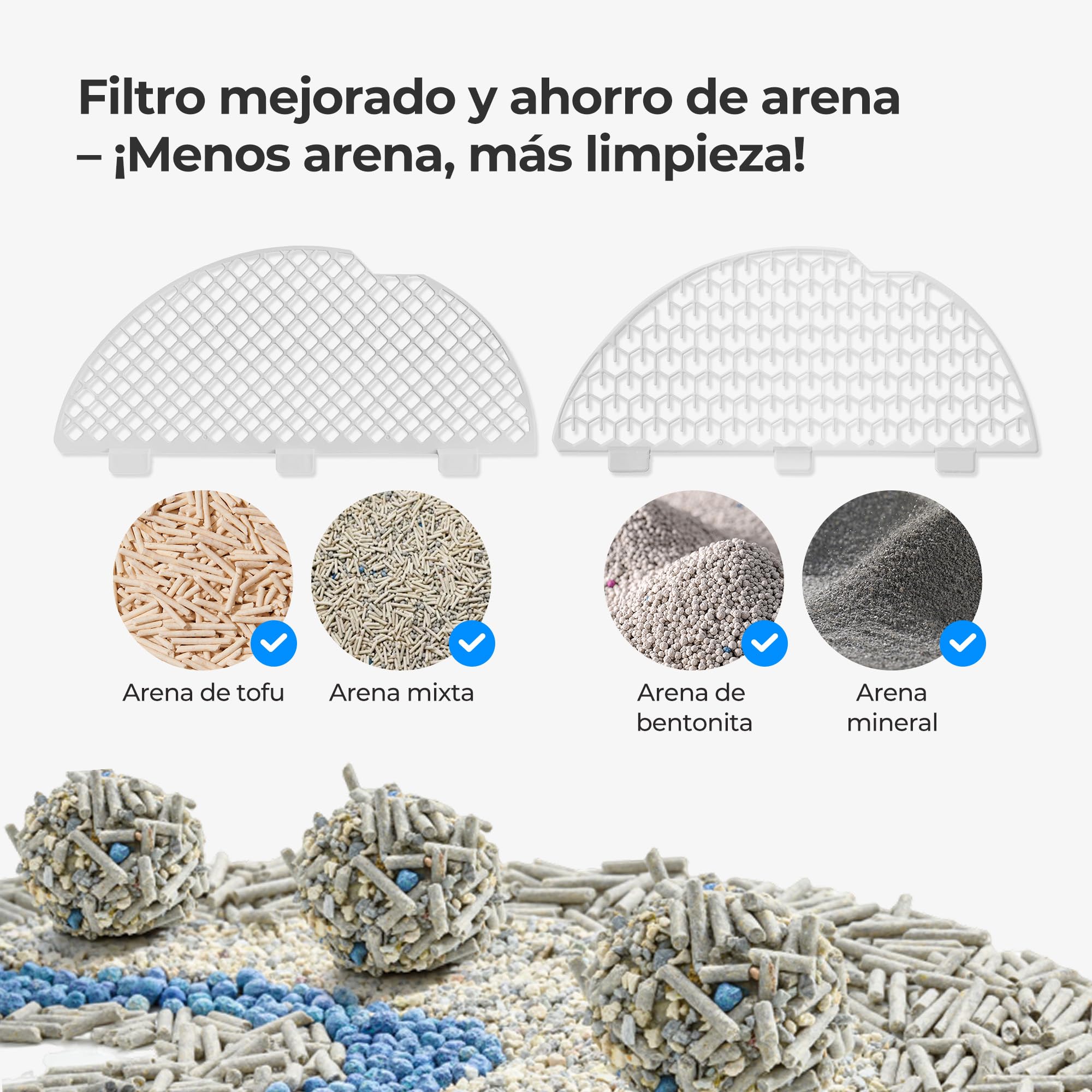 Arenero Autolimpiante CATLINK Pro-X con App y Contenedor de Residuos de 13L para Gatos Grandes, 4 Modos de Limpieza, Control de Olores 4X (Ozono+UV+Carbón Activado+Gel Desodorante)