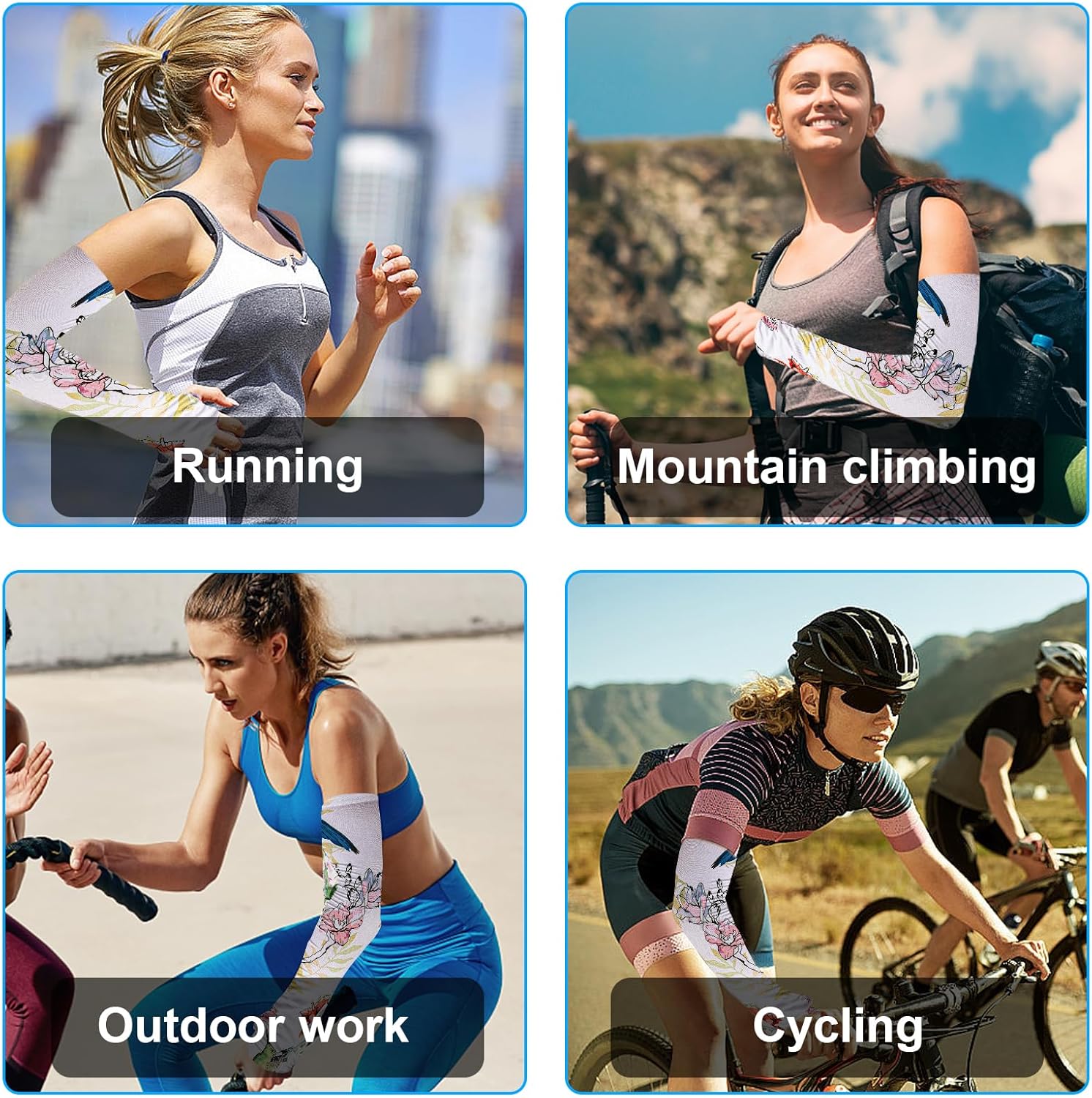 TUYUU Farmers Gardening Sleeves Women,Thorn Proof Garden Sleeves,Sun Protection Cooling Arm Sleeves to Cover Arms.Garden Gift - Image 7