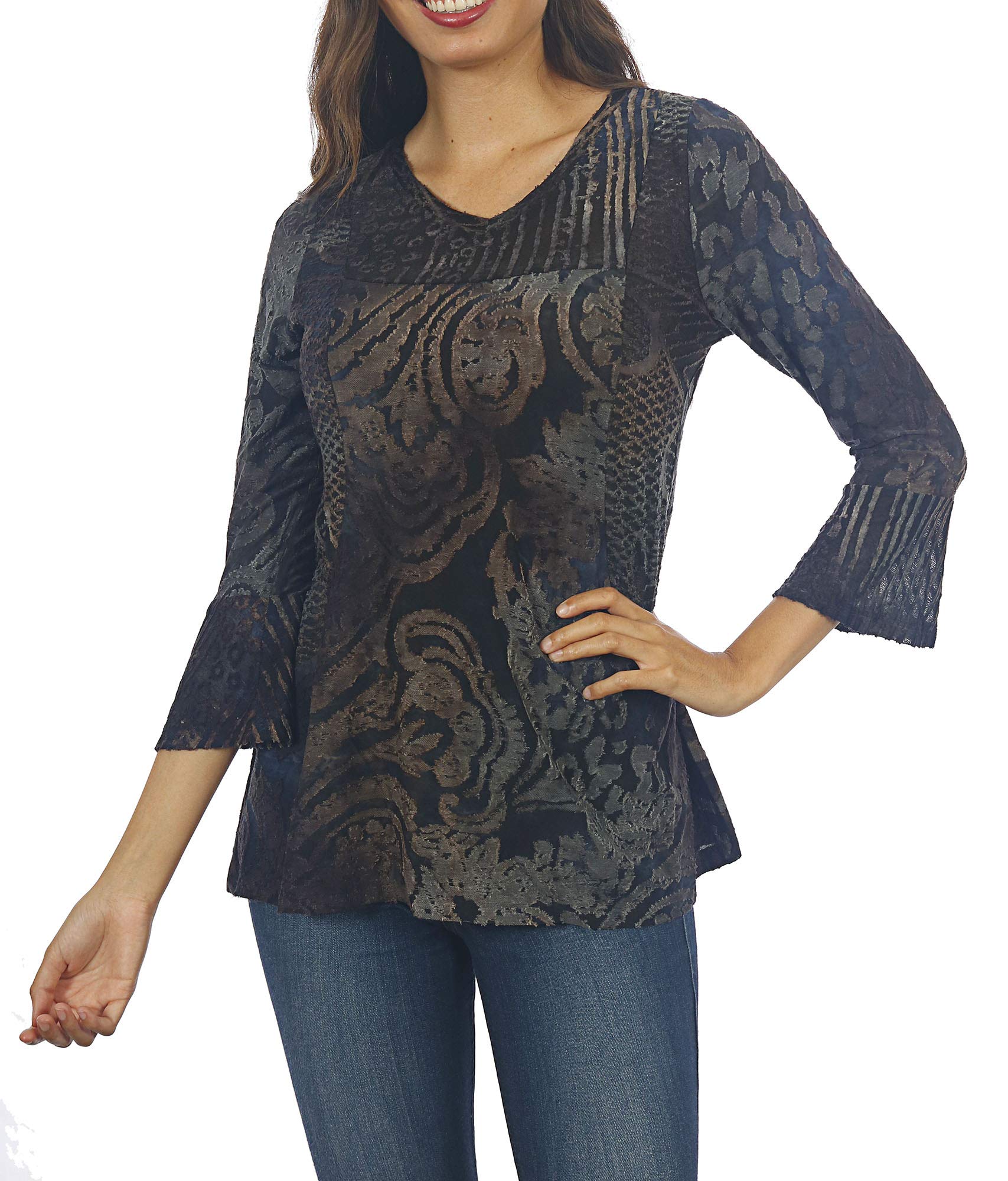 Impulse CaliforniaWomen's Patchwork Chenille Tunic