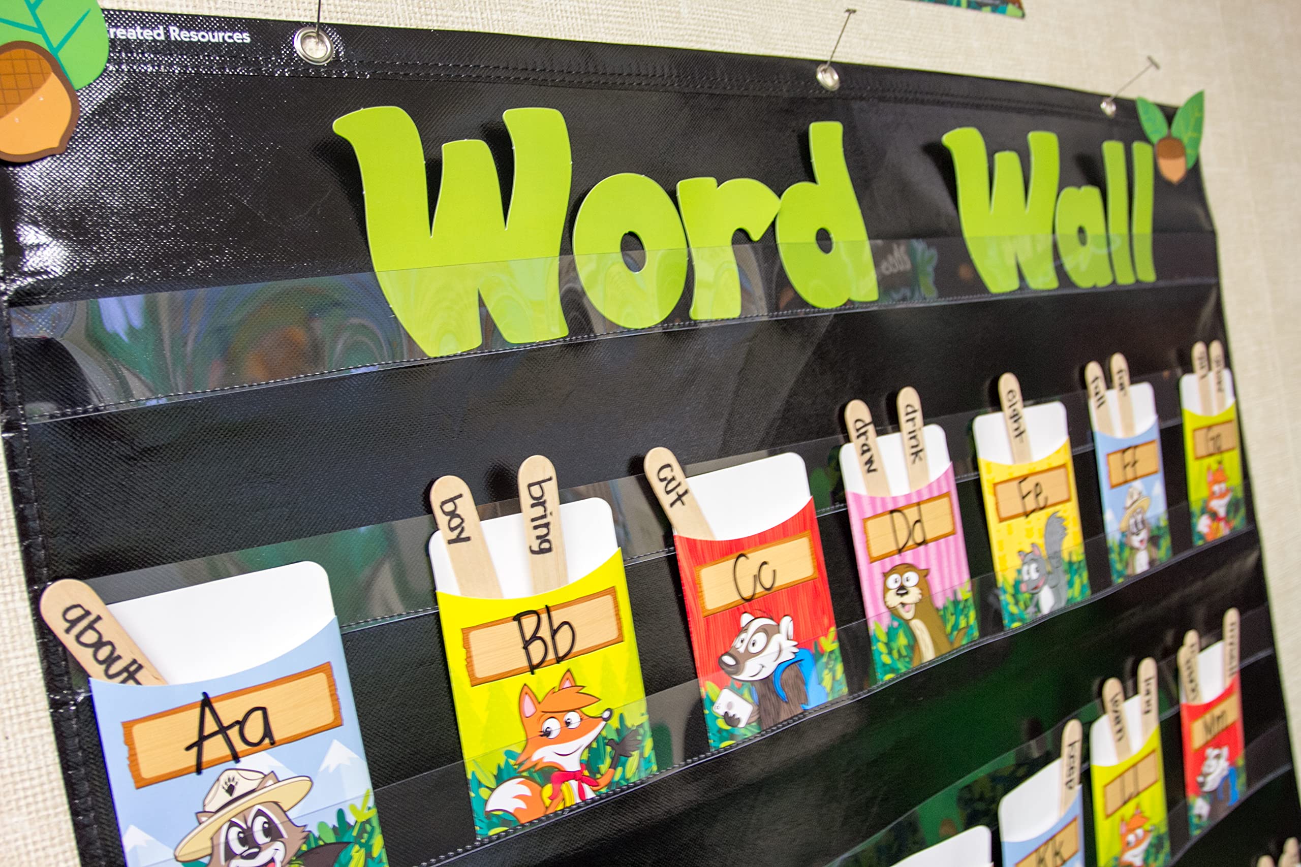 Teacher Created Resources Black 10 Pocket Chart (20744) - Image 5