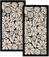 Vista 21 de Giwawa Juego de 2 toallas de mano de ciervos del bosque, toallas de mano de animales salvajes, toallas suaves para la cara de los invitados