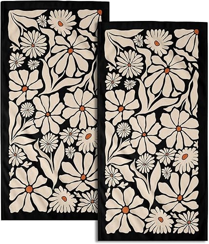 Miniatura 21 de Giwawa Juego de 2 toallas de mano de ciervos del bosque, toallas de mano de animales salvajes, toallas suaves para la cara de los invitados