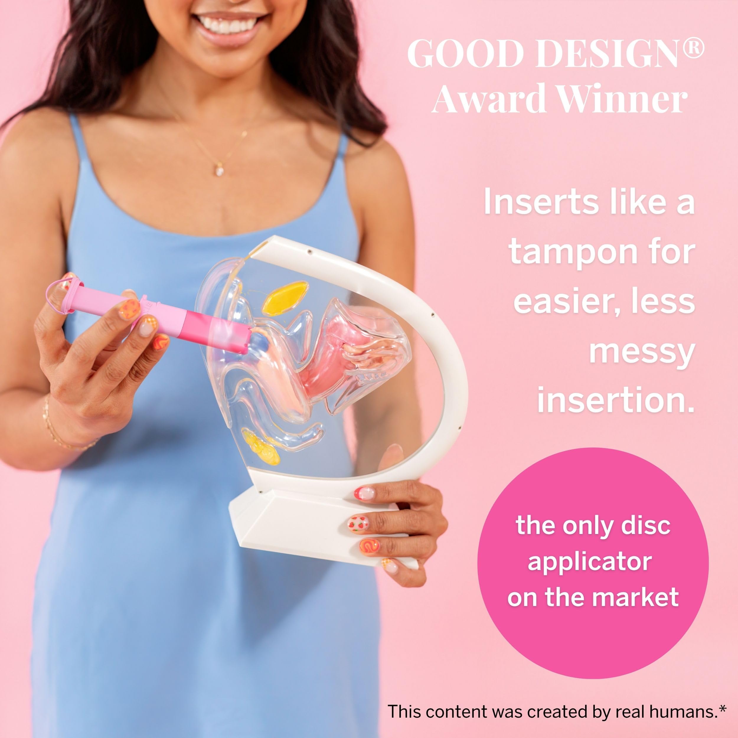 Pixie Menstruationsdisc-Komplettset – 2 wiederverwendbare Perioden-Discs mit Applikator, Sterilisator & Intimwaschlotion – Tamponähnliches Einführen