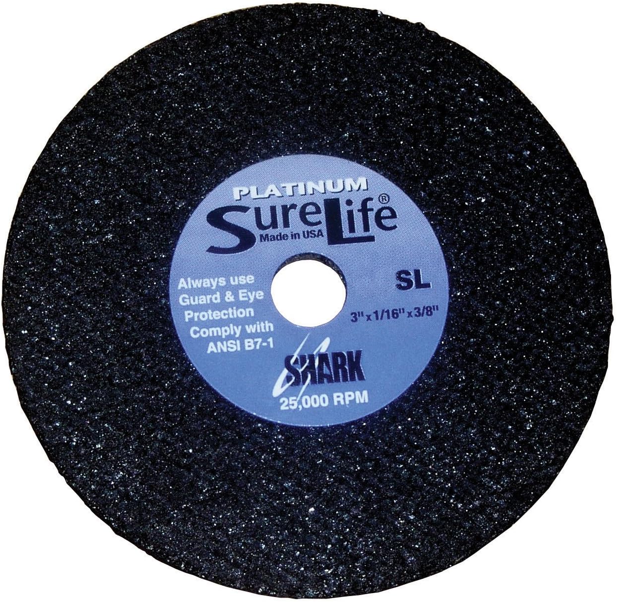 Shark Welding 26SL-10 Shark 3-Inch by 1/32-Inch by 3/8-Inch 54-Grit Zirconia Sure Life Cut-Off Wheel, 10-Pack