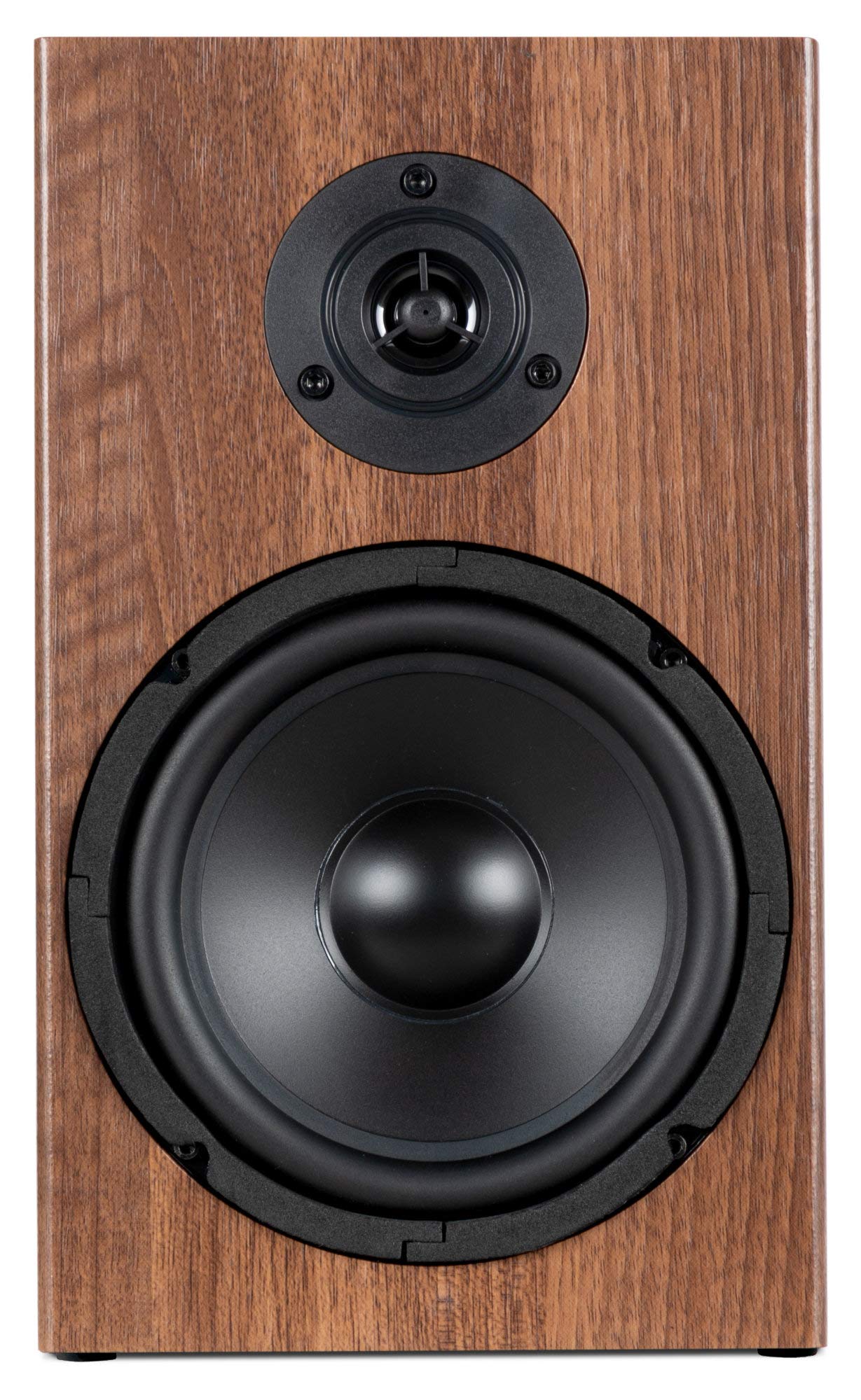 McGrey BSS-265 BR 6,5" Altavoces HiFi de Estantería - 1 Par de Cajas - 40 vatios (RMS) - Sistema de 2 vías - también para Montaje en Pared - marrón