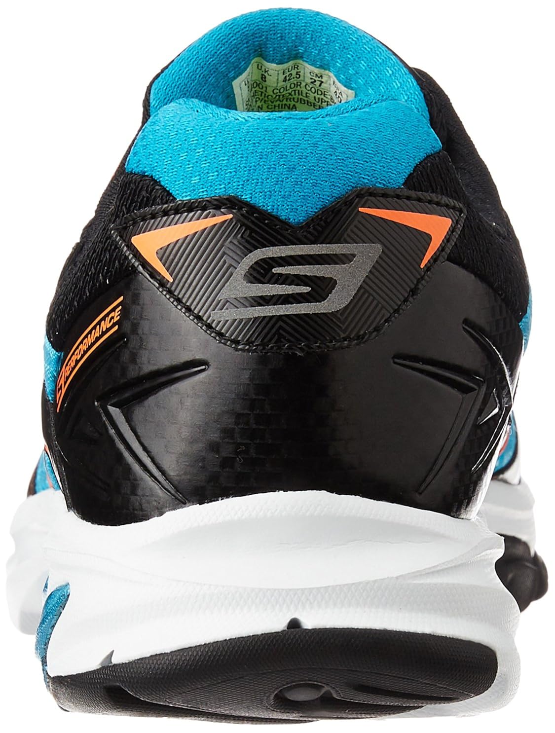Skechers Men's Go Run Strada Black and Blue Running Shoes 7 UK/India