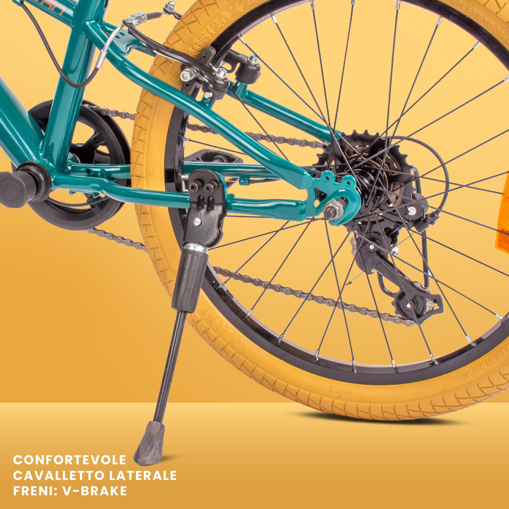 Verdant Bike Bicicletta per bambini 20 24 pollici ruota dimensioni da 6 a 12 anni altezza regolabile velocità Shimano