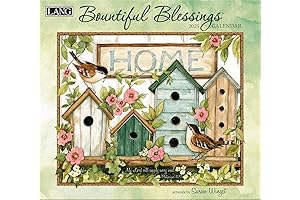 2025 Bountiful Blessings Wall Calendar