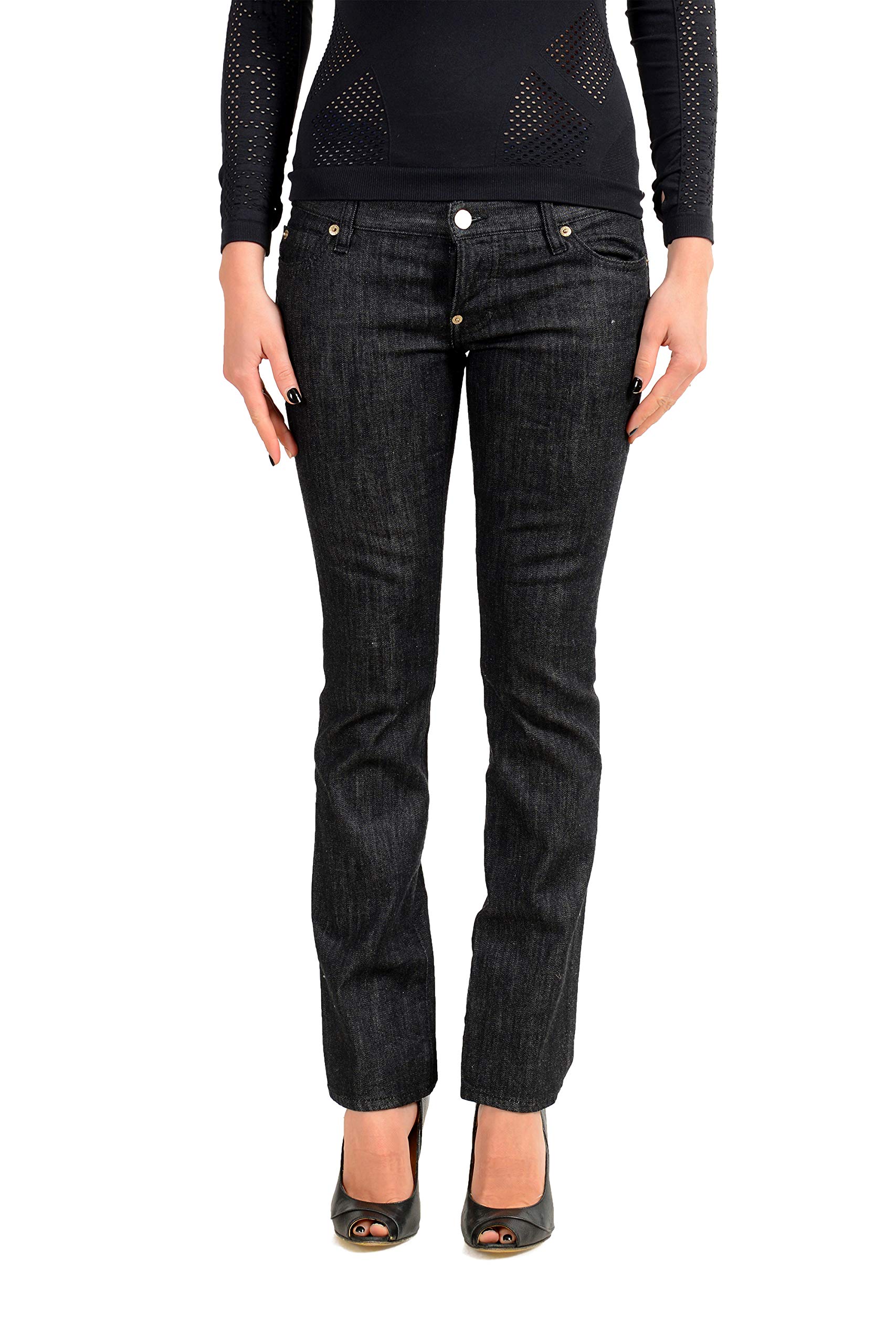 DSQUARED2 Women's Trombetta Jean Off Black Jeans US 4 IT 40