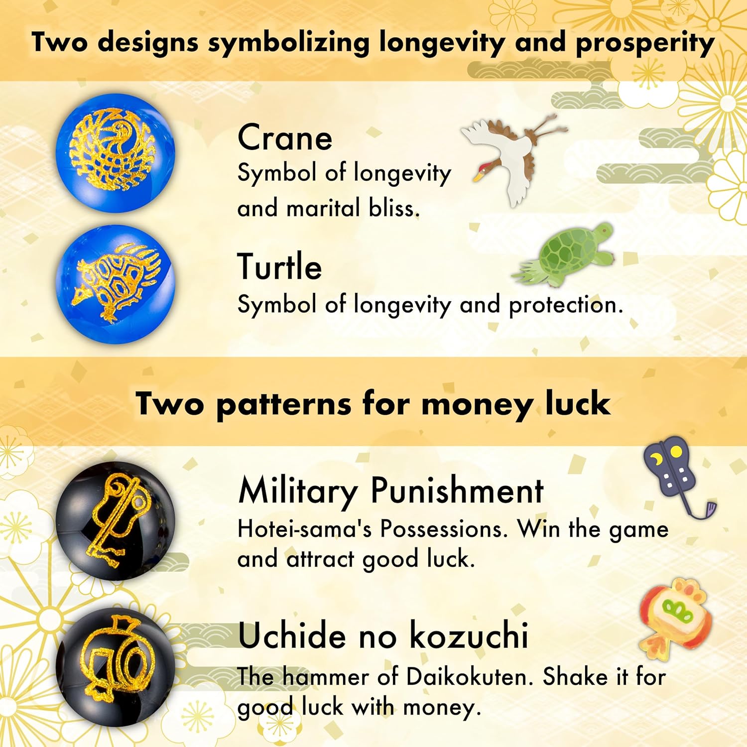 Lucky Bracelet auspicious design japan traditional good luck charm money cool design Agate Onyx Tiger Eye Citrine crystal japanese craftsman - Image 3