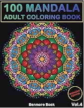 100 Mandala Midnight Edition: 100 Mandala Midnight Edition: Adult Coloring Book 100 Mandala Images Stress Management Coloring Book For Relaxation, ... and Relief & Art Color Therapy(Volume 4)