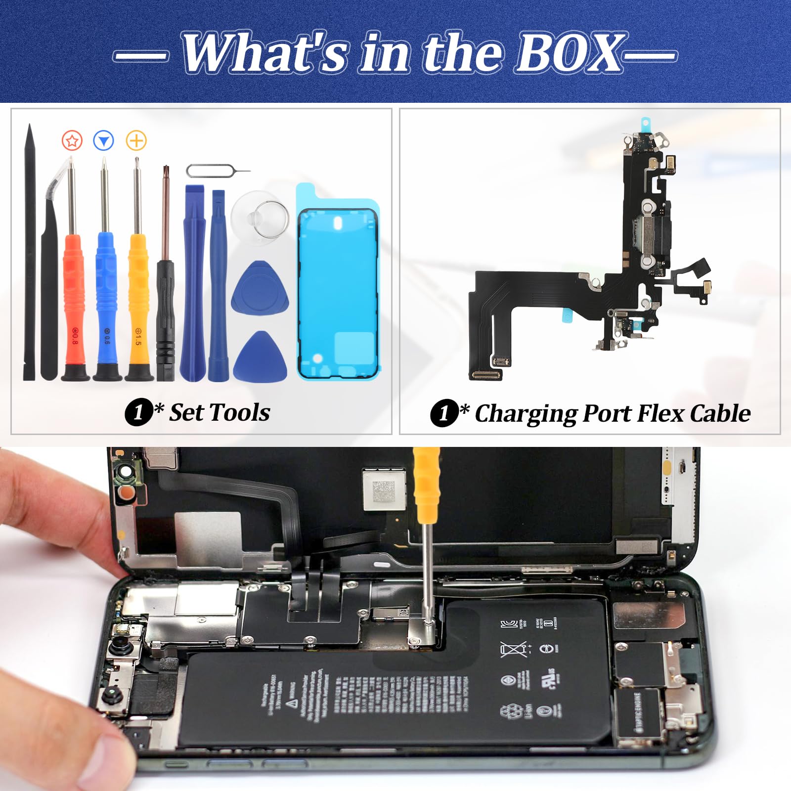 Amazon.co.jp: YWLRONG iPhone 13 Mini 充電ポートドックコネクター