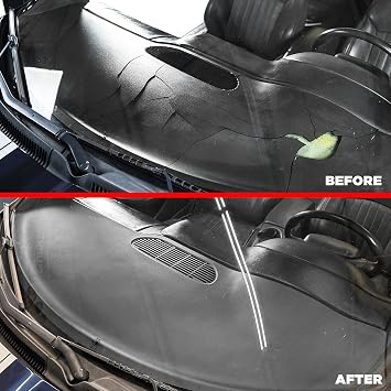 DashSkin Dash Cover Compatible with 2000-2002 Camaro & Firebird in Black - Hard Molded Plastic Dashboard Cap