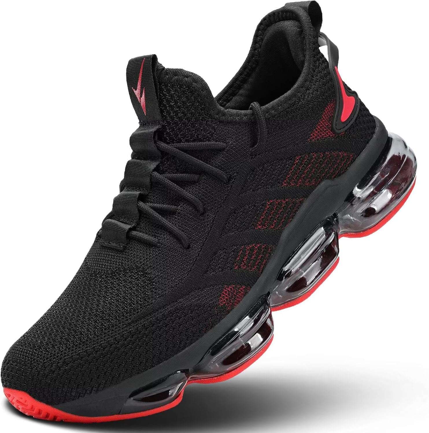 Mens Running Shoes Air Cushion Slip on Walking Tennis Sneakers Fashion Casual Breathable Trail Sport Gym