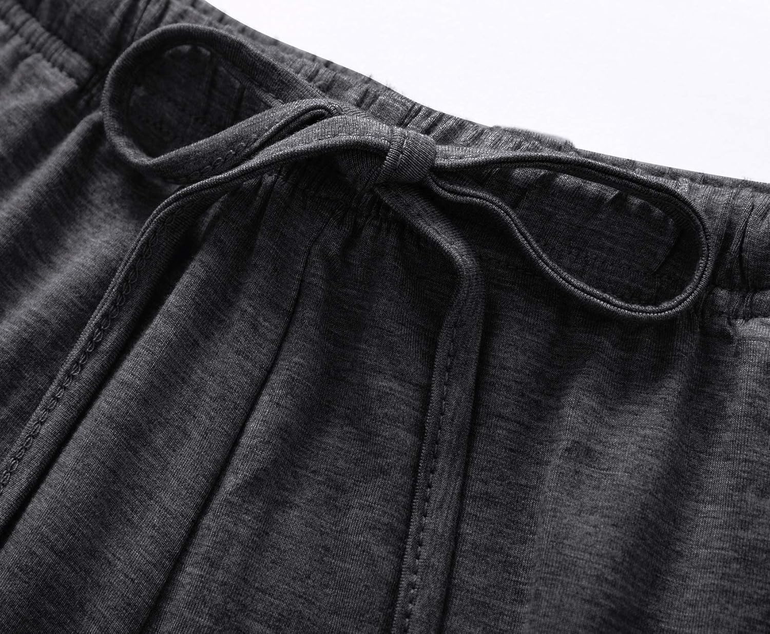 Latuza Women's Pleated Loungewear Top and Capris Pajamas Set - Image 7