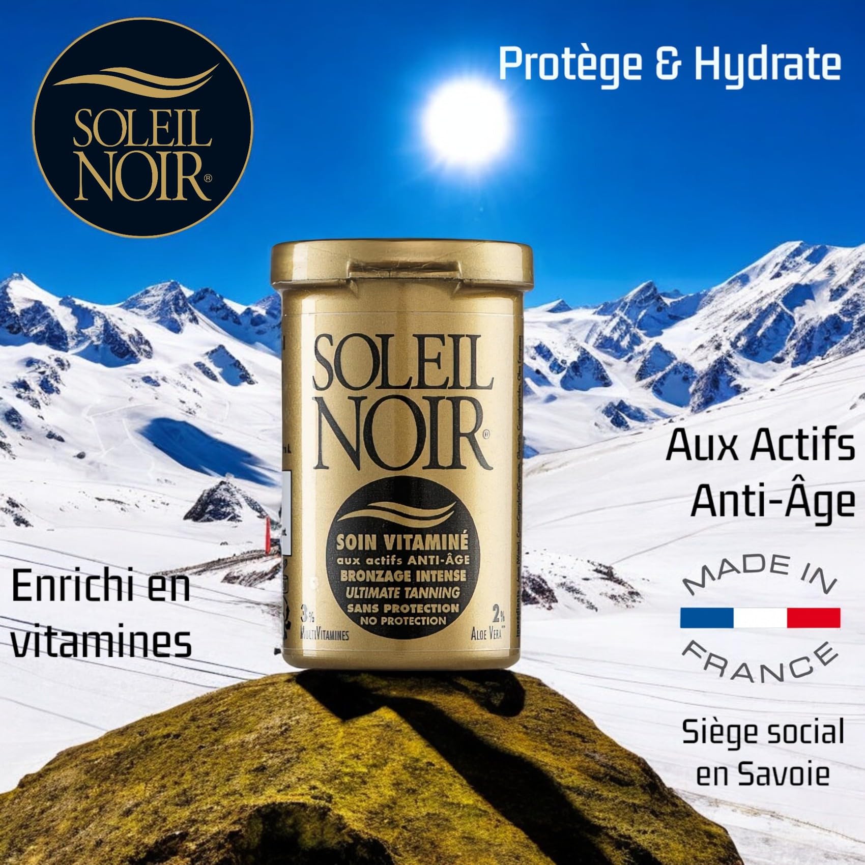 Soleil noir crème vitaminé bronzage intense 20ml