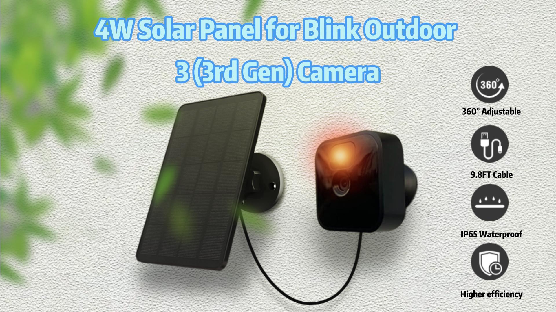 Amazon.com : Solar Panel for Blink Camera, 4W Solar Panel