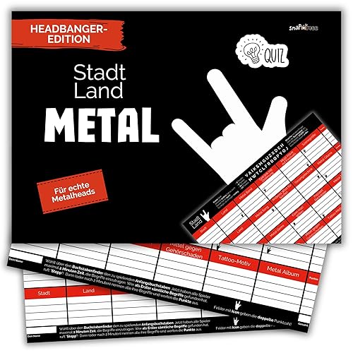 Stadt Land Fluss Metal Edition by snaPmee - Spiel +