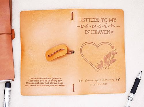 Vista 31 de XPL Regalo de recuerdo conmemorativo para esposo, regalo de duelo - Diario de fotos de viaje recargable, con texto en inglés "Those We Love Don't