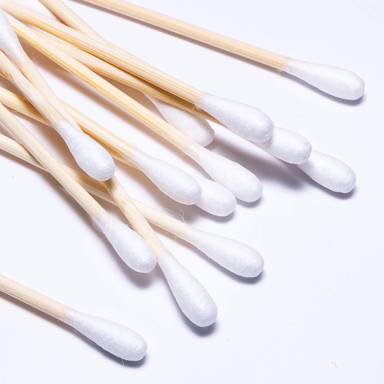 1000 Organic Bamboo Cotton Wool Buds 100 EcoFriendly & Biodegradable