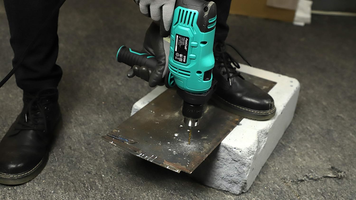 Impact Drill Driver 104pc Bit Set Perfect Holiday Gift Hammer Drill Corded PRO Tool - GUARANTEED POWER 1/2 Chuck 0-2800RPM Dual Switch 360° Rotating Handle - FastCraft Brand at Costco
