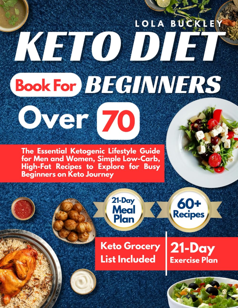 Image showcasing Amazon.com: Keto diet cookbook for seniors over 70: The Essential ...