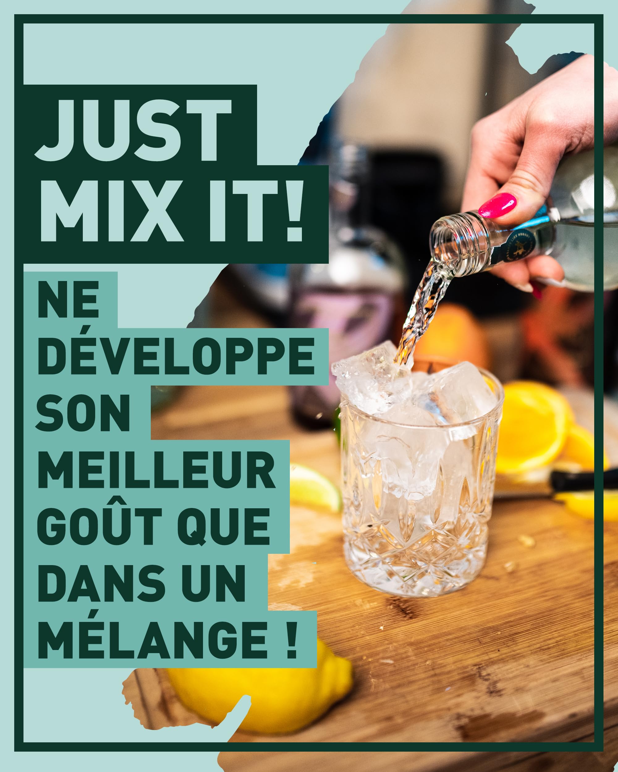 REBELS 0.0% - Alternative sans Alcool inspirée du Gin - Botanical Dry - 500 ml - Distillé deux fois pour un Arôme intense - Goût primé - Végan - Pour Mocktails comme Gin Tonic