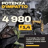 DCH172N-XJ Tassellatore SDS-Plus 16mm 18V XR brushless subcompatto (solo corpo) foto 4