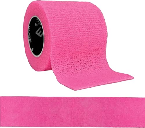 Miniatura 7 de Cinta atlética autoadhesiva – 2 pulgadas x 6.5 yardas – Sin látex, envoltura deportiva fácil de rasgar para fútbol, béisbol, fútbol, muñeca, Cruz de