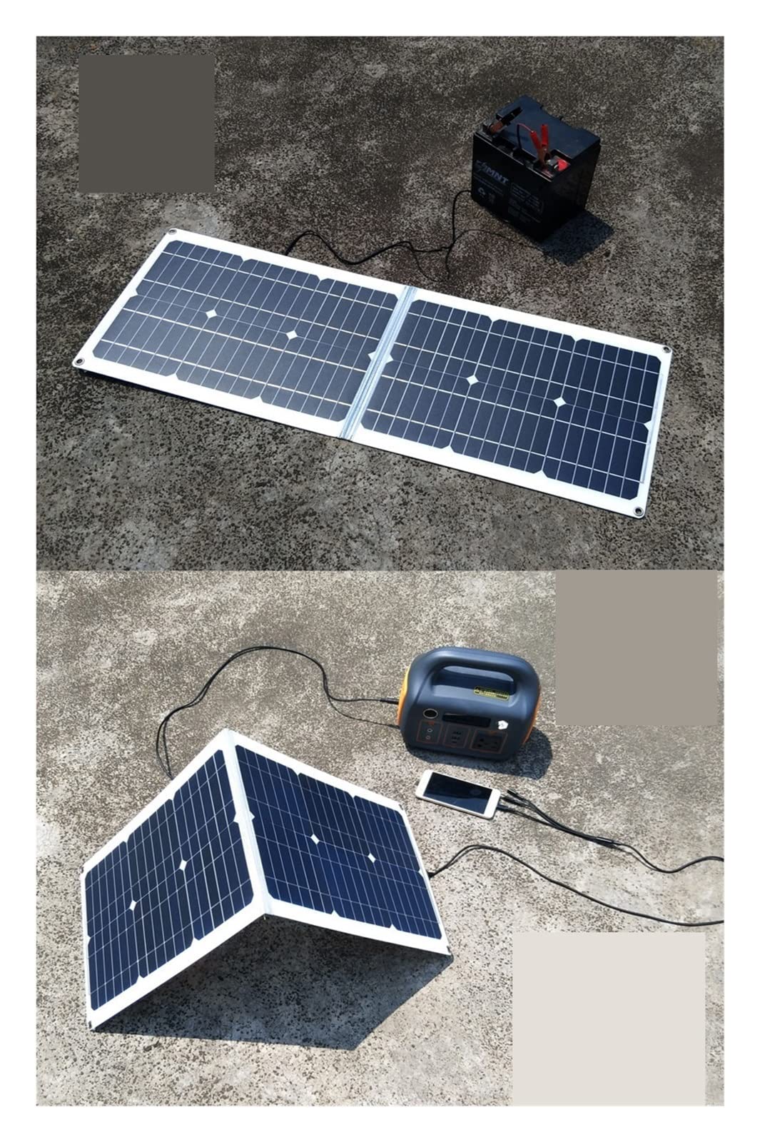 Pannello Solare Caricatore Solare da 50 W Borsa Pieghevole Modulo Fotovoltaico Portatile Cellulare Ricarica Rapida Solare Ricarica Dell'alimentatore Esterno