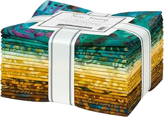 Lunn Studios Artisan Batiks Sun Forest 21 Fat Quarters Robert Kaufman Fabrics FQ-2007-21