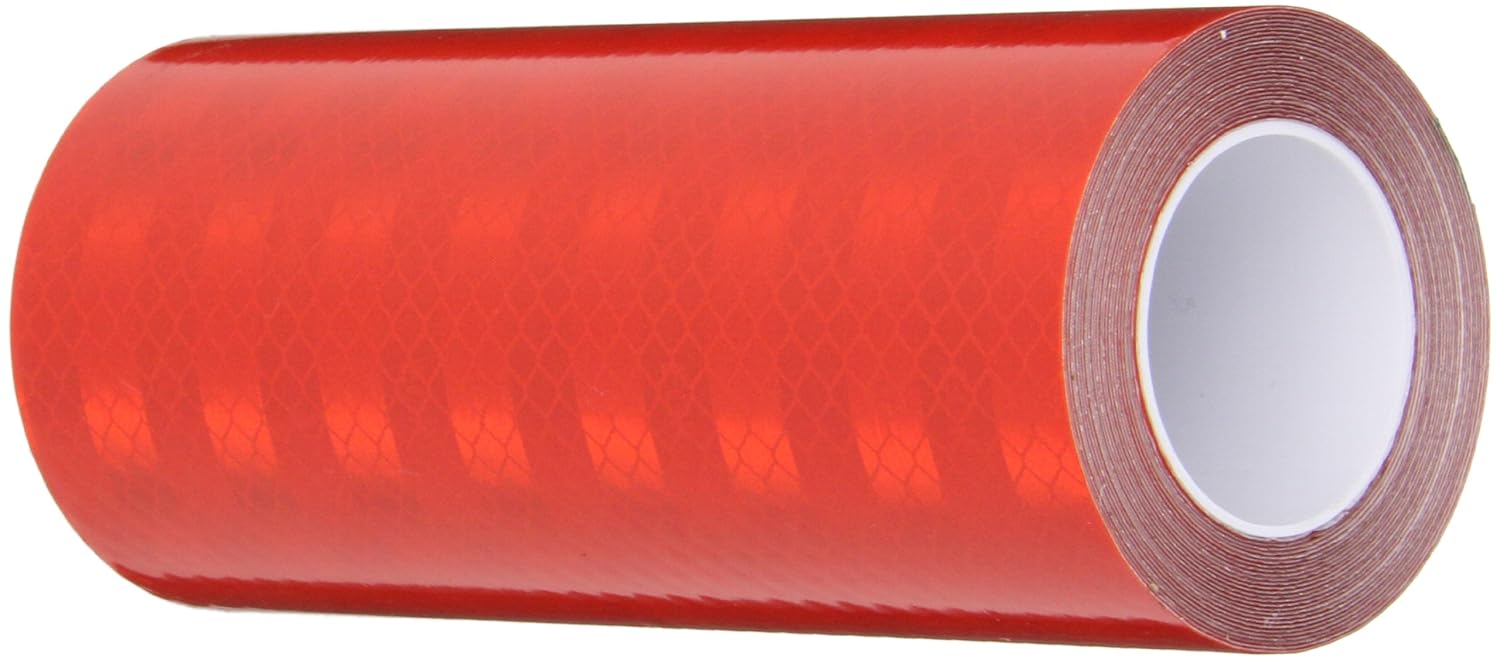 3M 3432 Red Micro Prismatic Sheeting Reflective Tape 5 in. X 15 ft