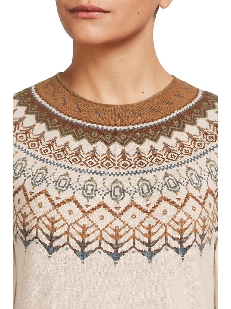 Beige Royal Robbins Westlands Fairisle Crew