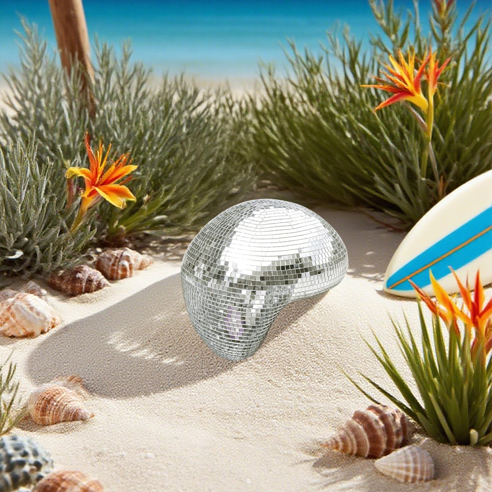 Spiegelkugel, Geschmolzene Disco Kugel für Party, Dekoration für Clubs, DJ Events, Hochzeit und Feierlichkeiten, Lichteffekte und Atmosphäre für Verschiedene Anlässe