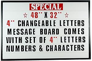 Changeable Letter Board Made for Read Across America