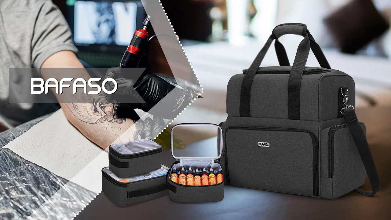 Amazon.com: BAFASO Large Tattoo Case with 3 Inner Removable