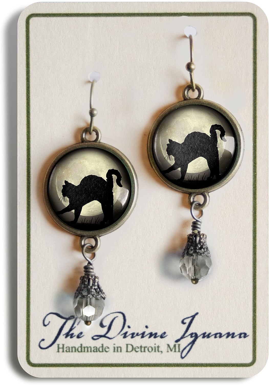 Black Cat Earrings