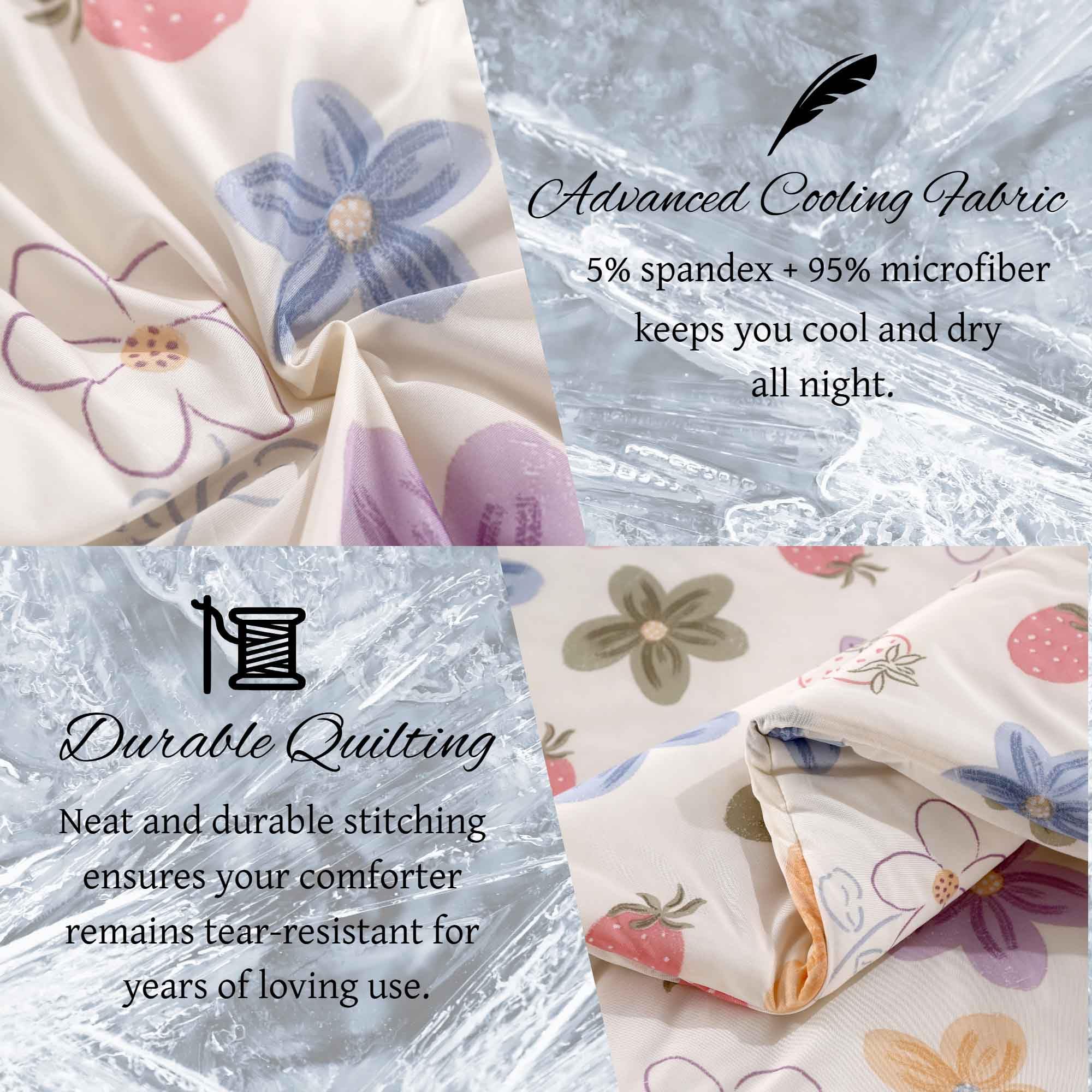 Shouhengda Throw Pillow Covers Home Decor Set of 4, Flower Rose Pillow Cases Outdoor Cushion Couch Sofa Pillowcases for Sofa Couch Bed Home Outdoor Decor (D)