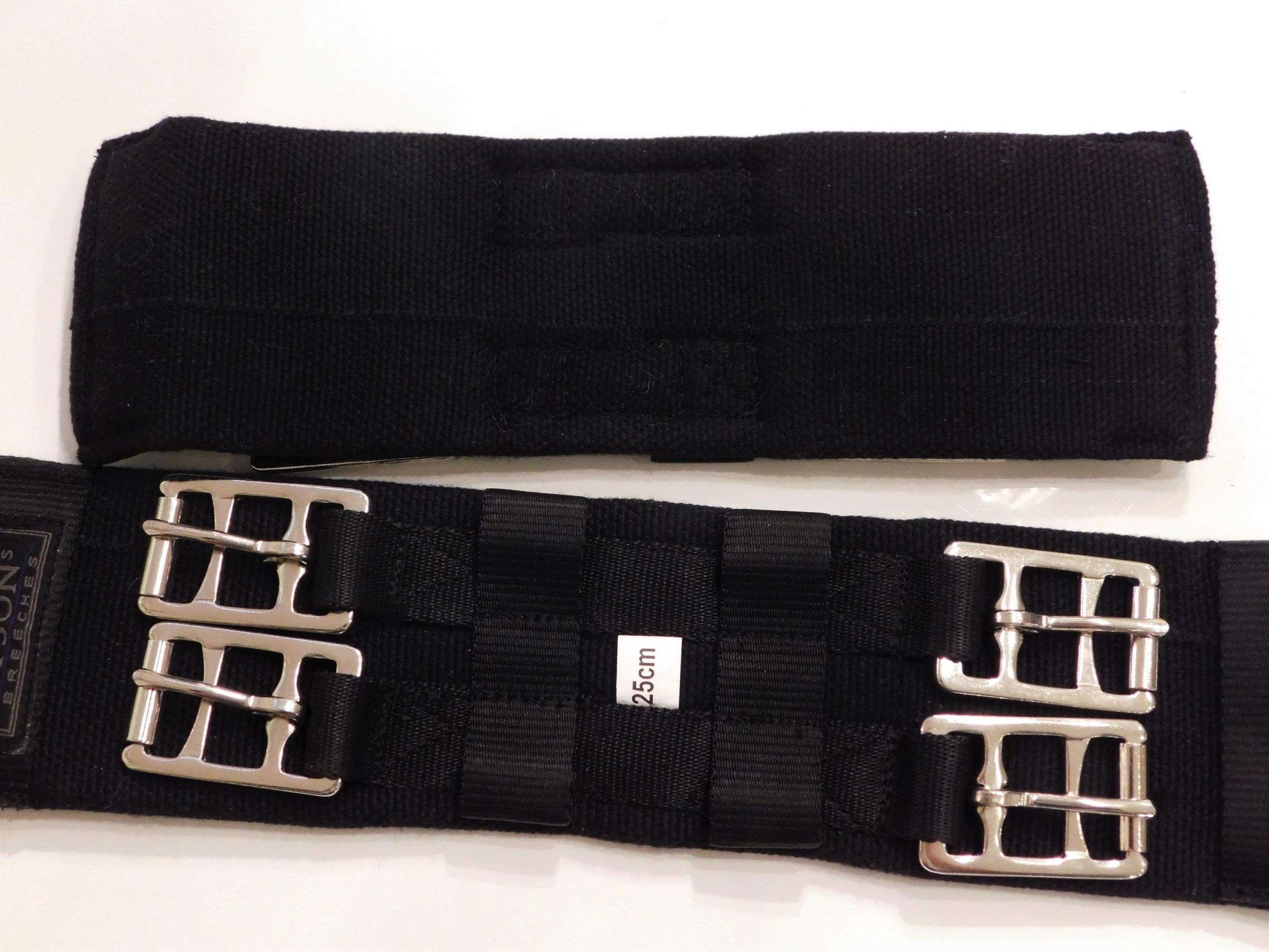 Tysons Breeches Sattelgurt Kurzgurt 30 cm Minishetty Shetty Sattel Gurt Web Schwarz