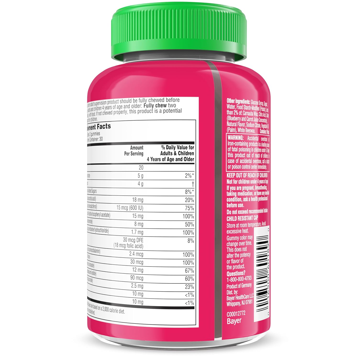 Flintstones Vitamins for Picky Kids + Iron, Kids Multivitamin Gummies with Vitamin C, D, E, B6 and Iron, Gummy Vitamins, Grape Flavored, 60 Gummies 10 Flintstones Vitamins for Picky Kids + Iron, Kids Multivitamin Gummies with Vitamin C, D, E, B6 and Iron, Gummy Vitamins, Grape Flavored, 60 Gummies - Image 8