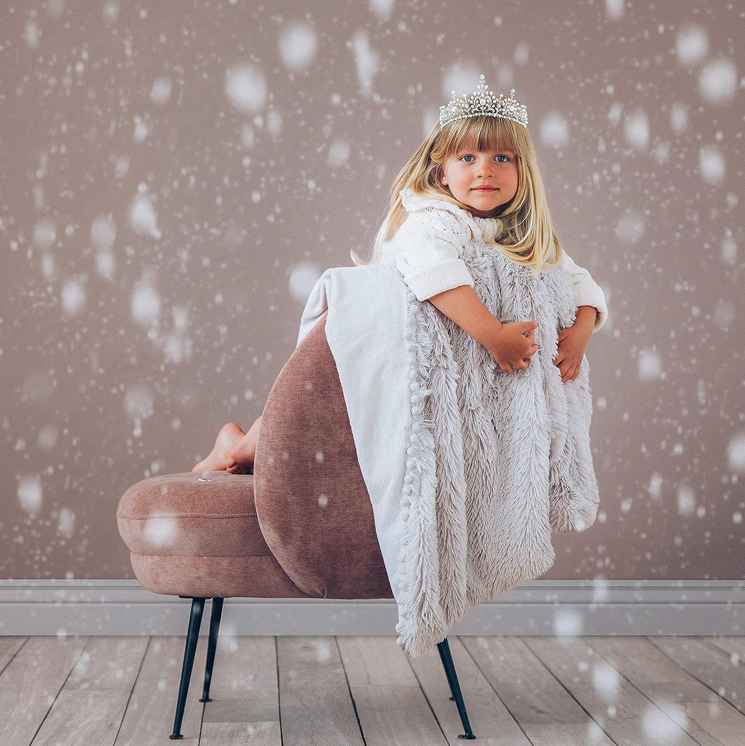 Bizzi Growin Koochicoo - Coperta morbida per neonati, colore: Grigio Whisper