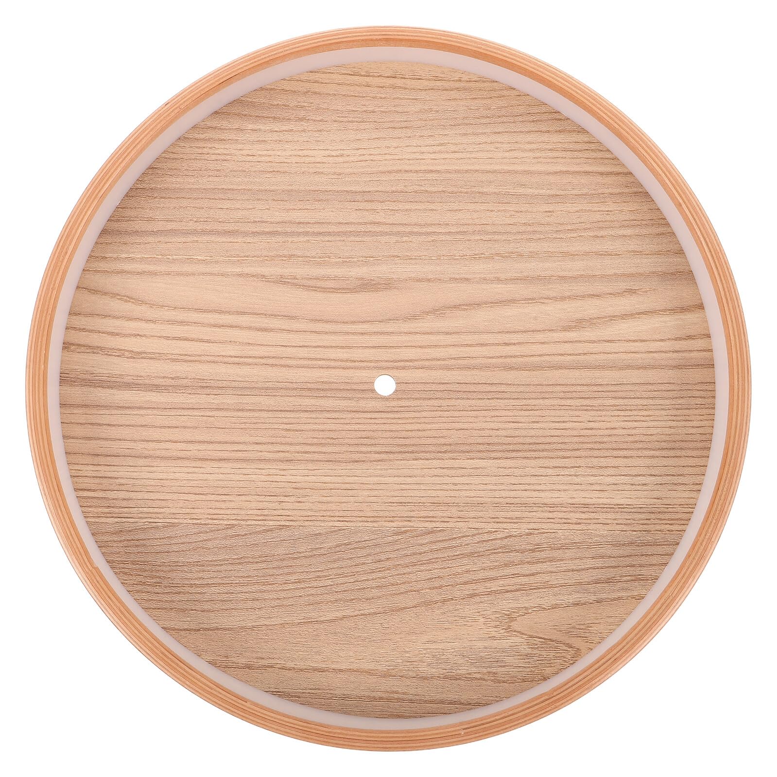 Cadre horloge rond bois pour mécanisme quartz au style minimaliste épuré