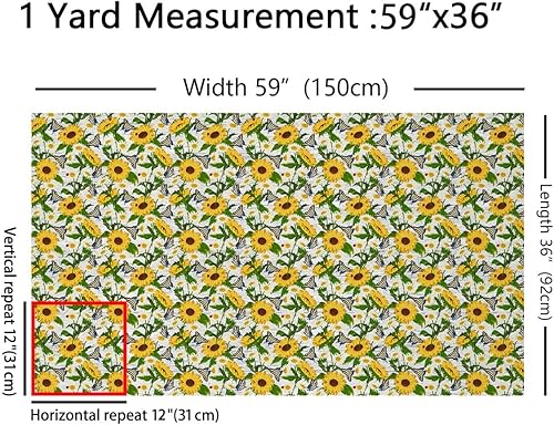 Vista 157 de Erosebridal The Yards - Tela floral de The Yard, tela de decoración de hojas retro, tela de tapicería de flores de hortensias de abejas de granja