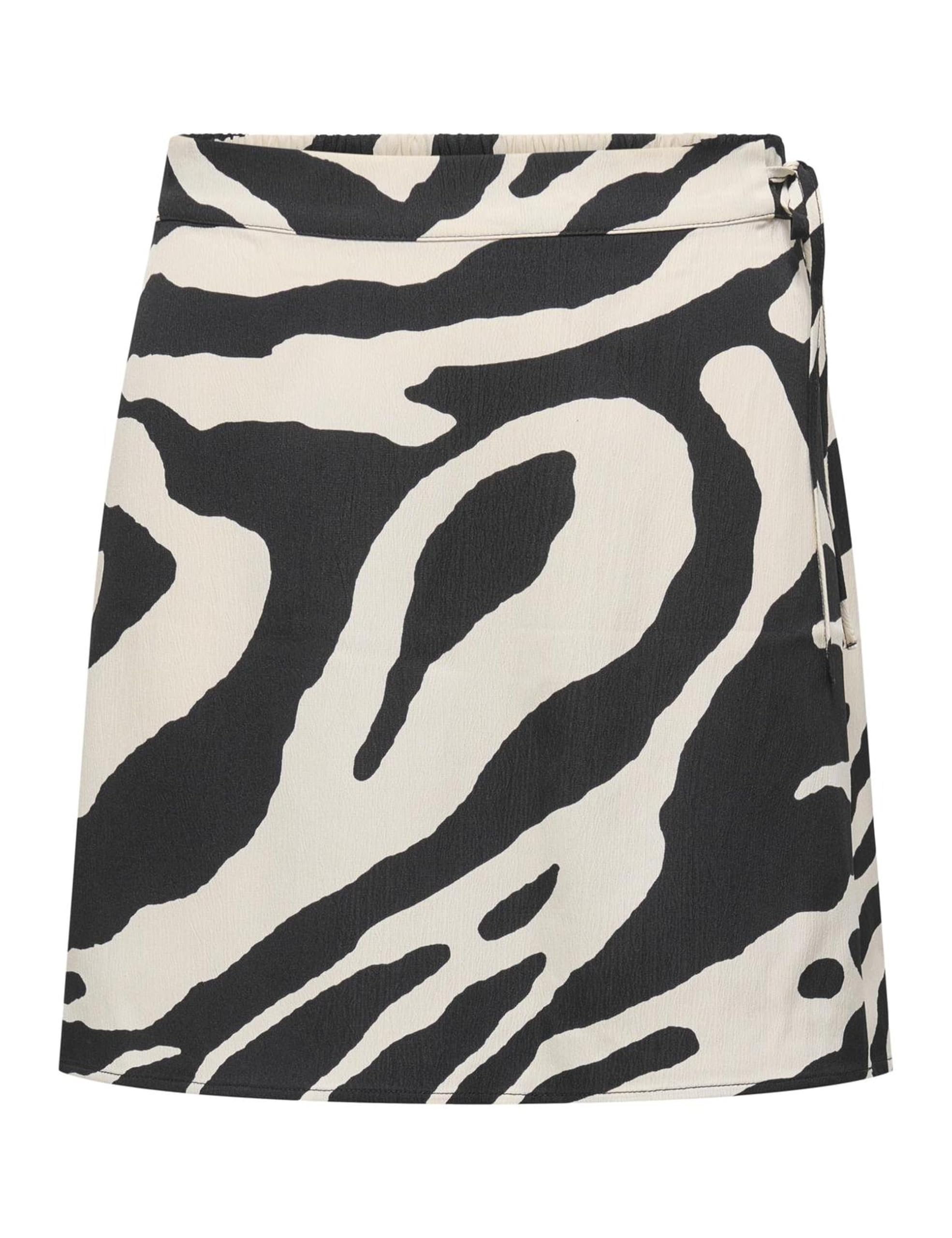 ONLY Onlnova Life Elite Talika Skirt AOP, Black, XS