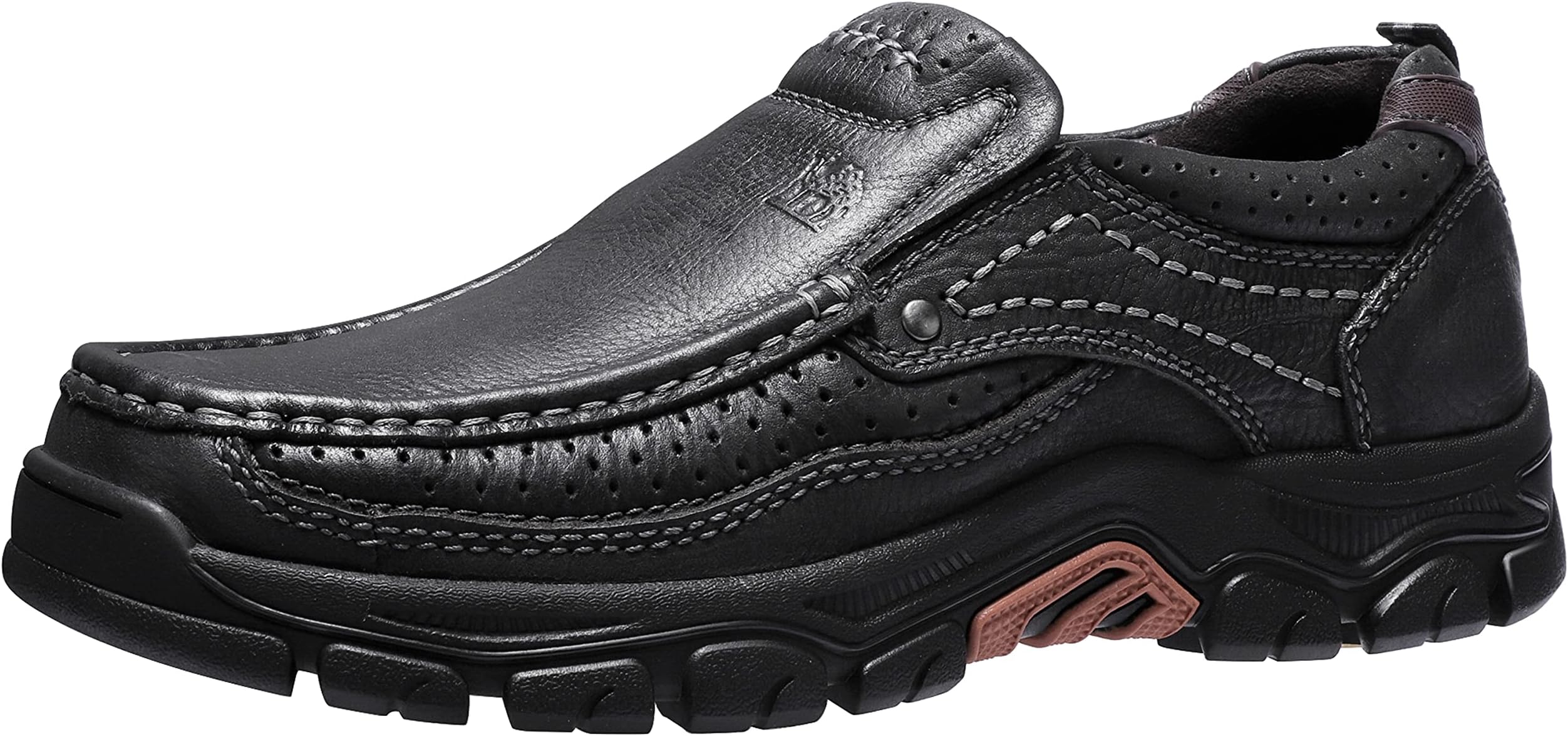 CAMEL CROWN Mens Loafers Slip On Loafer Leather Casual Walking Shoes Comfortable for Work Office Dress Outdoor