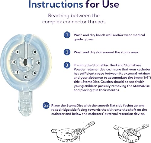 Miniatura 4 de Disco de retención StomaDisc(TM) para el polvo StomaEase (24FR)
